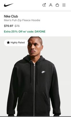 Nike Club Men's Full-Zip Fleece Hoodie