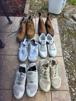 6 pairs of men shoes