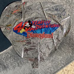 Disneyland 40 Years Never Inflated Mylar Balloon -Halloween 