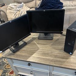 Dell Computer w/Windows 11  and dual monitors