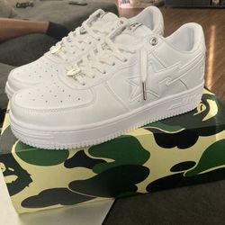 White Bapesta 