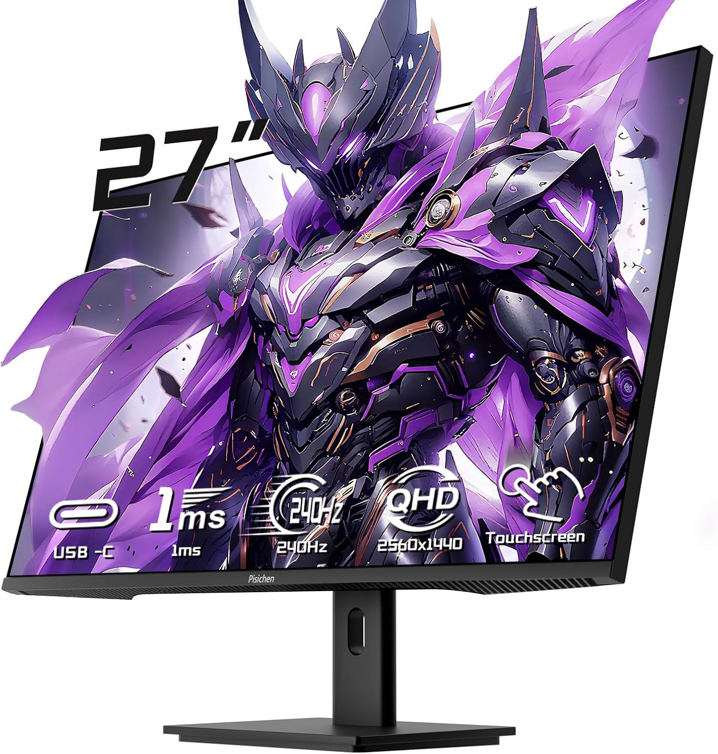 27 Inch Touch Screen Monitor 2K 240Hz QHD 2560x1440 IPS Computer ...