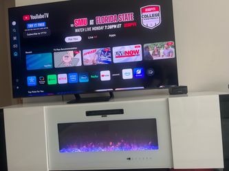 Tv stand with heater