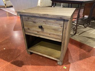 Canyon Nightstand in Wire Brushed Taupe