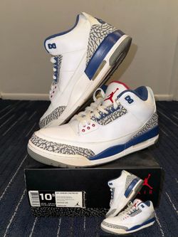 Air Jordan Retro  3 True Blue Size 10.5