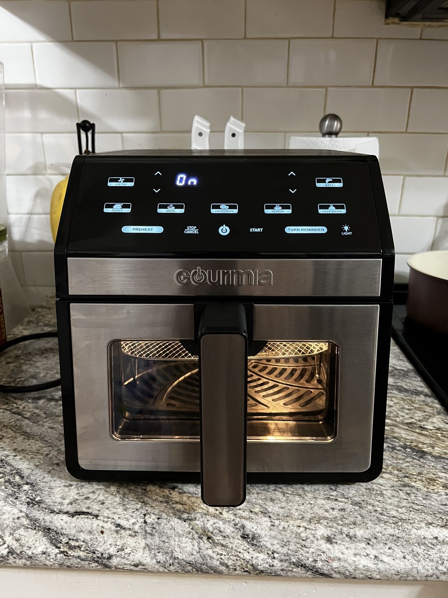 Gourmia 8-Quart Digital Air Fryer with Window & Light