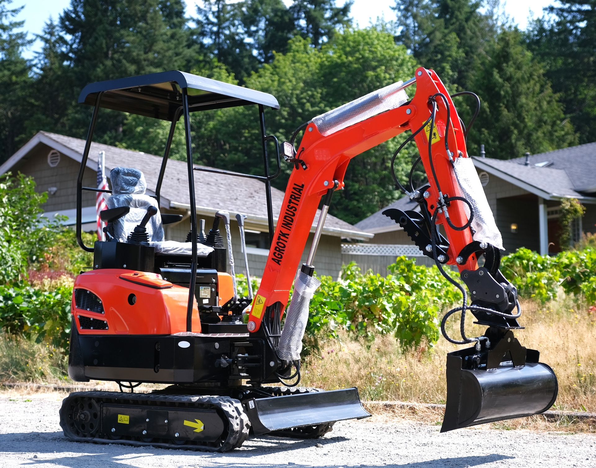 NEW | AGT NT18K Mini Excavator • Kubota Diesel • Tilt Bucket + Thumb