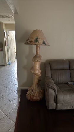 Wood lamp
