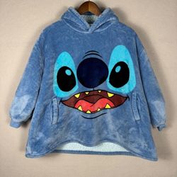 Disney Stitch Oversized Wearable Blanket Hoodie One Size