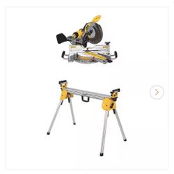 Dewalt 12” Sliding Miter Saw + Stand