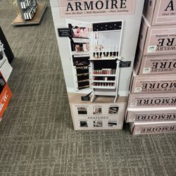 Armoire Make-up And Jewelry Holder 