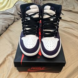 Jordan 1s Sz12 Court Purple
