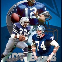 Dallas Cowboys Legends Lithograph 