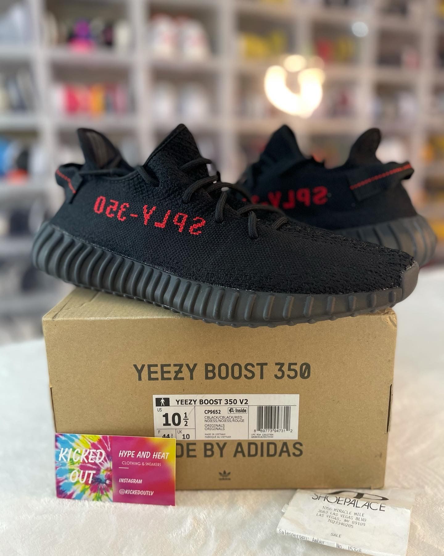 NEW* Adidas Yeezy 350 “BRED” Size Men WITH RECEIPT