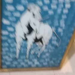 Vintage Unicorn Glass Painting I'm Asking $30