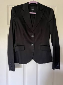 Esprit black satin blazer