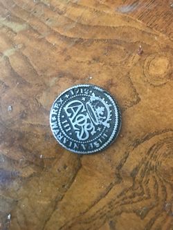 Silver coin 1712 Spanish Barcelona Silver 2 Reales