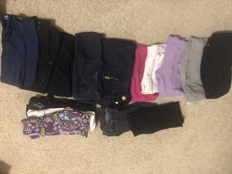 Back to school-Girls Size 4T pants—over 12 leggings, jeans, and capris
