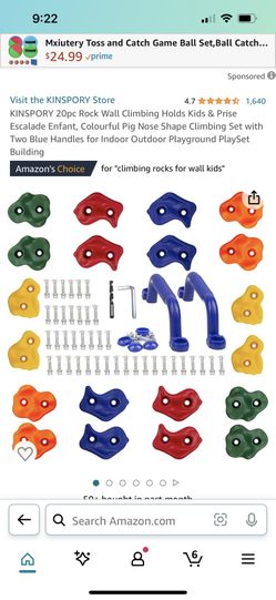20 PCs Rock Climbing Wall For Kids