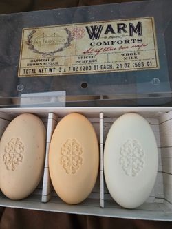 Three bars of soap