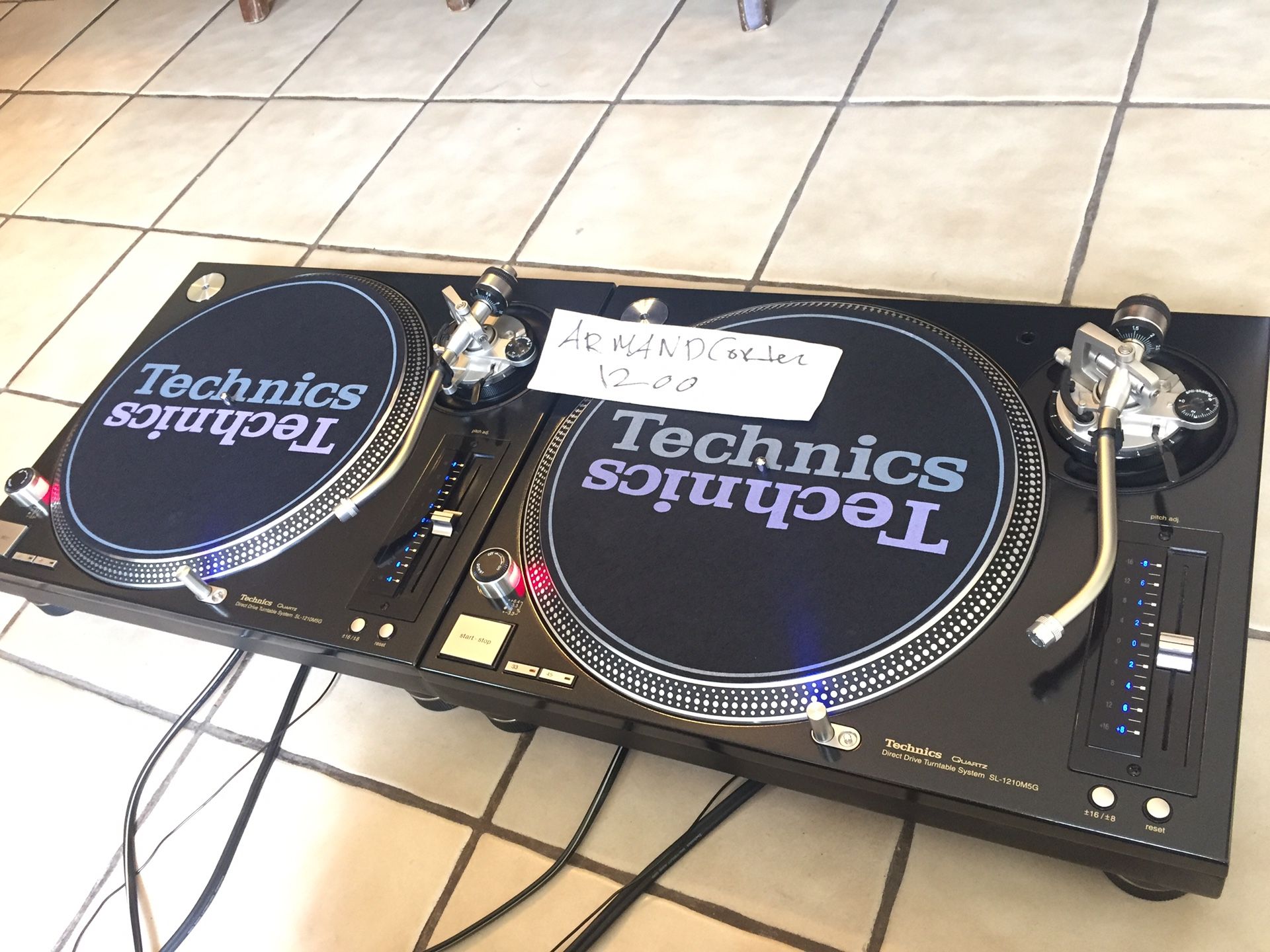 Technics TURNTABLE SL-1210M5G 30TH ANNIVERSARY w/Dynavector MC 10x5 -  electronics - by owner - sale - craigslist