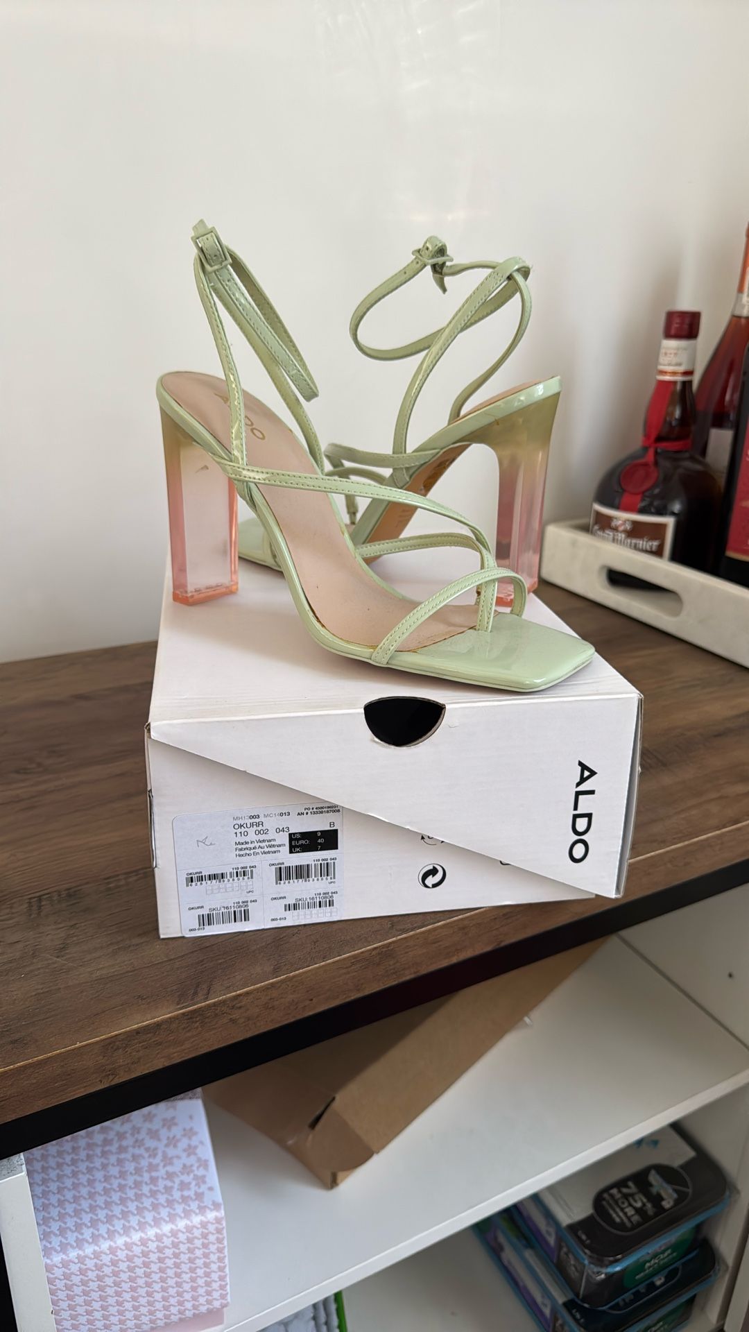 Green High Heels