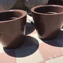 New Flower Pots Made Out Of Cement Perfect Gift 