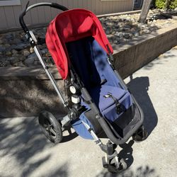 Bugaboo Stroller W/ Bassinet And Extras 