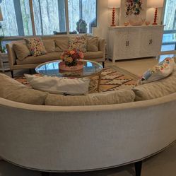 Pair of Thayer Coggin "Parker" sofas