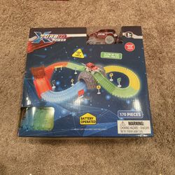 🏎️ Turbo Power Glow-in-the-Dark Track Set • 170 Pieces