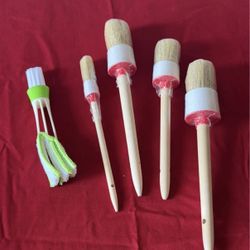 Car detailing brushes