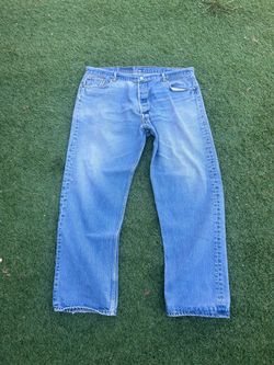 Faded and Distressed Levis 501 41x30