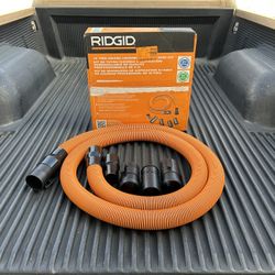 RIDGID 1-7/8 in. x 10 ft. Locking Professional Vacuum Hose Shop Vacuum Attachment Kit