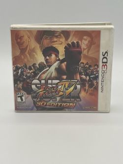 Super Street Fighter IV -- 3D Edition (Nintendo 3DS, 2011) - Tested & CIB!
