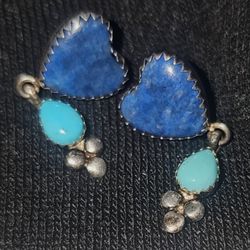 Native American QT 925 Sterling Silver Heart