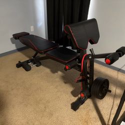 Adjustable Weight Bench with Leg Extension