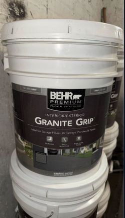 Behr Premium Gray Granite Grip Flat Interior/Exterior Concrete Floor Coating