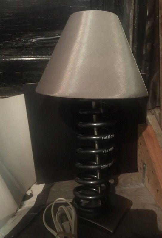 Repurposed H&R spring lamp