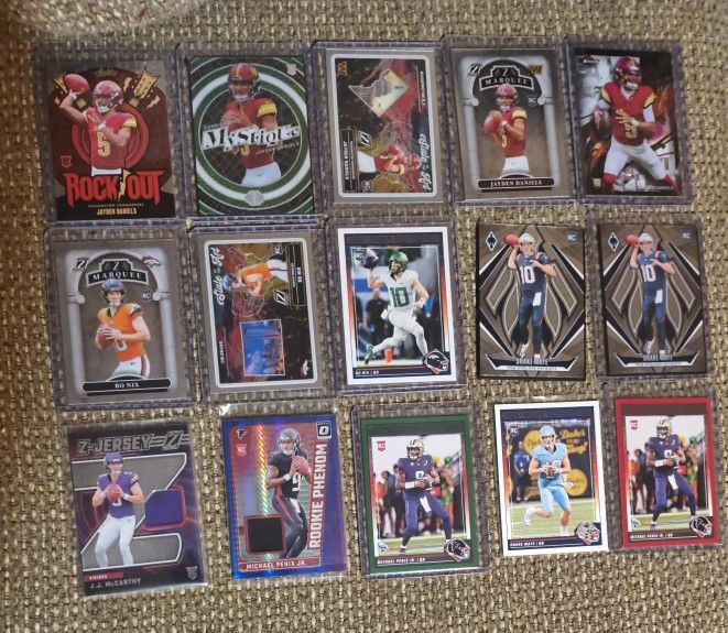 2024 NFL QB Rookie Lot Of 15