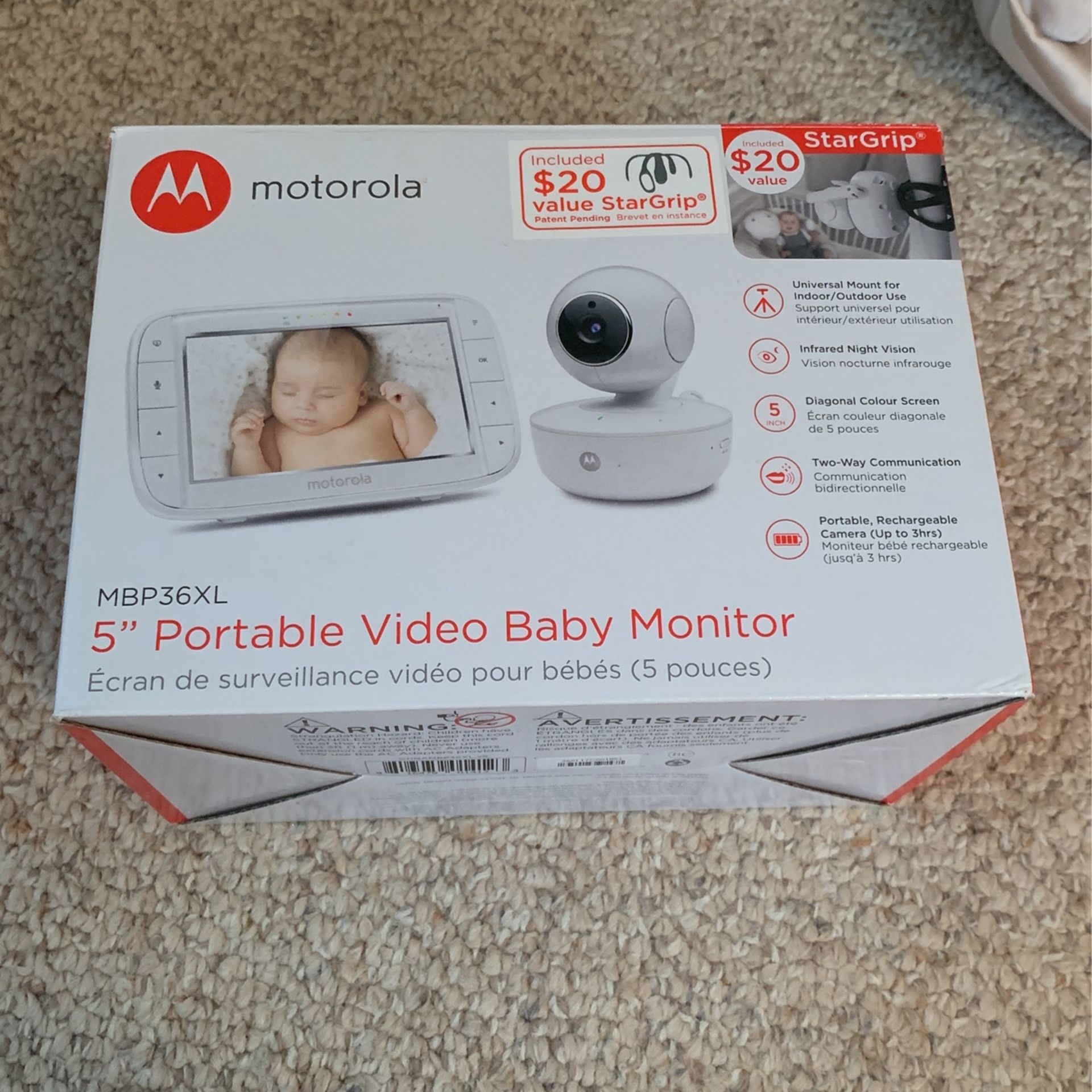 Motorola 5” Baby Monitor