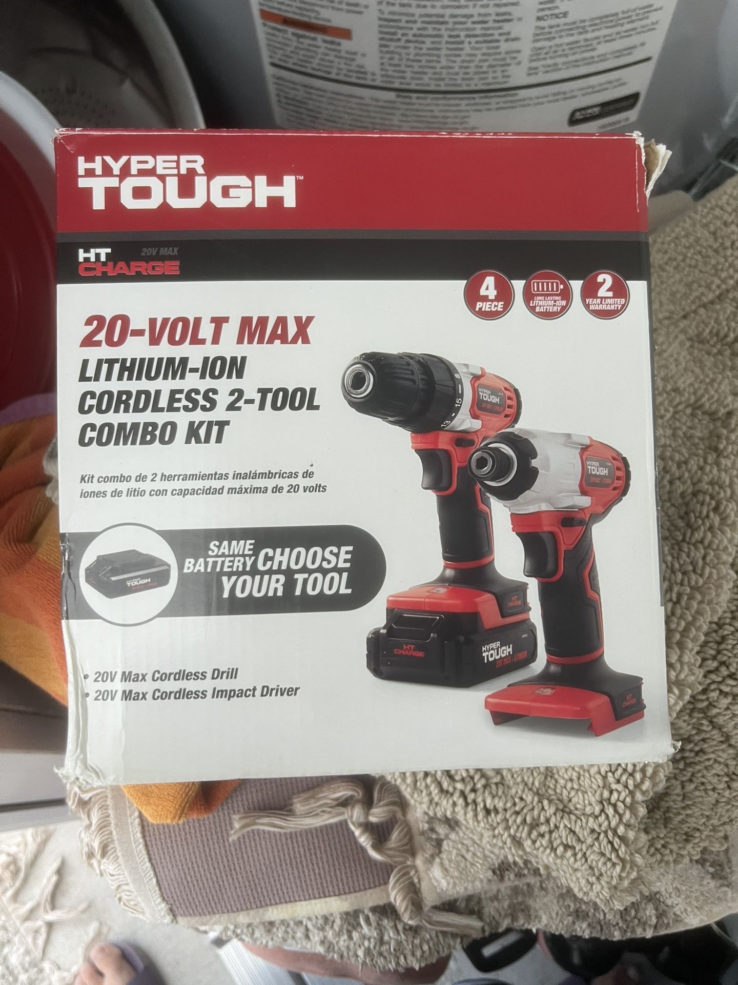 Hyper Tough 20V Max Drill And Impact