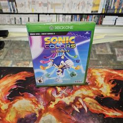SONIC COLORS ULTIMATE XBOX ONE XBOX SERIES X SEGA BRAND NEW FACTORY SEALED