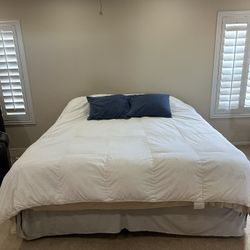 King size Bed With Box Spring And Frame