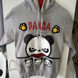Supreme  Hoodie .. “Youth “ size M.. Panda Printed & 3 Panda Faces!