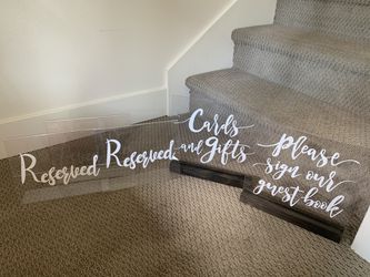 Wedding signs