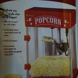 Brand new popcorn machine