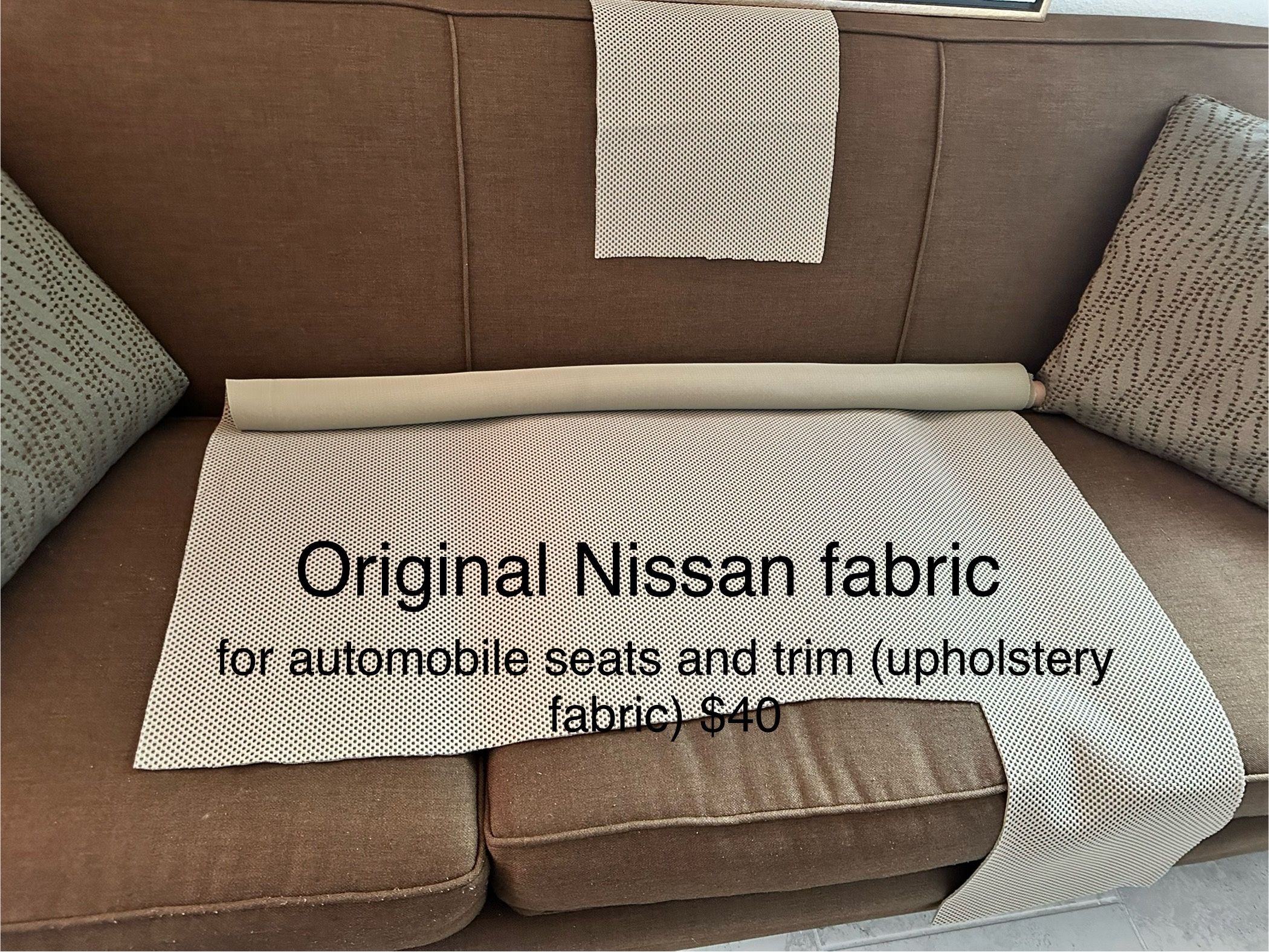Original Nissan Fabric For Upholstery Of Car Seats And Trim