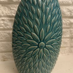 Light blue Tall Floral Vase, Decor Piece