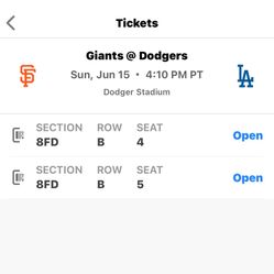 Dodger Game Sunday June 15