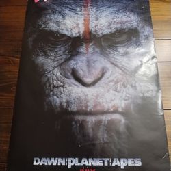 Dawn Of The Planet Of The Apes Promo Poster 